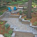 Landscape Design includes Retaining Walls and Pavers