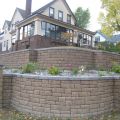 Tiered, Curving Retaining Walls