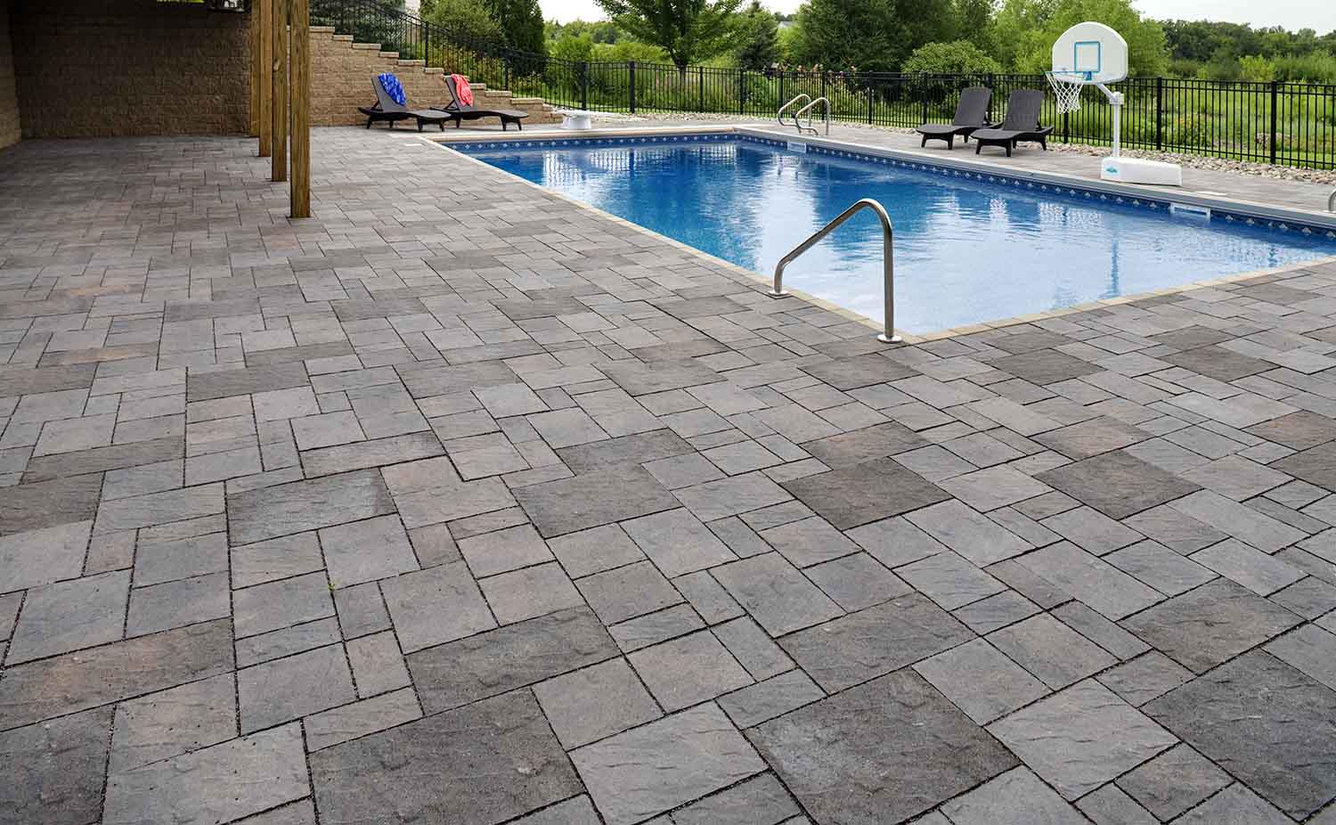 Paver Pool Deck Installation