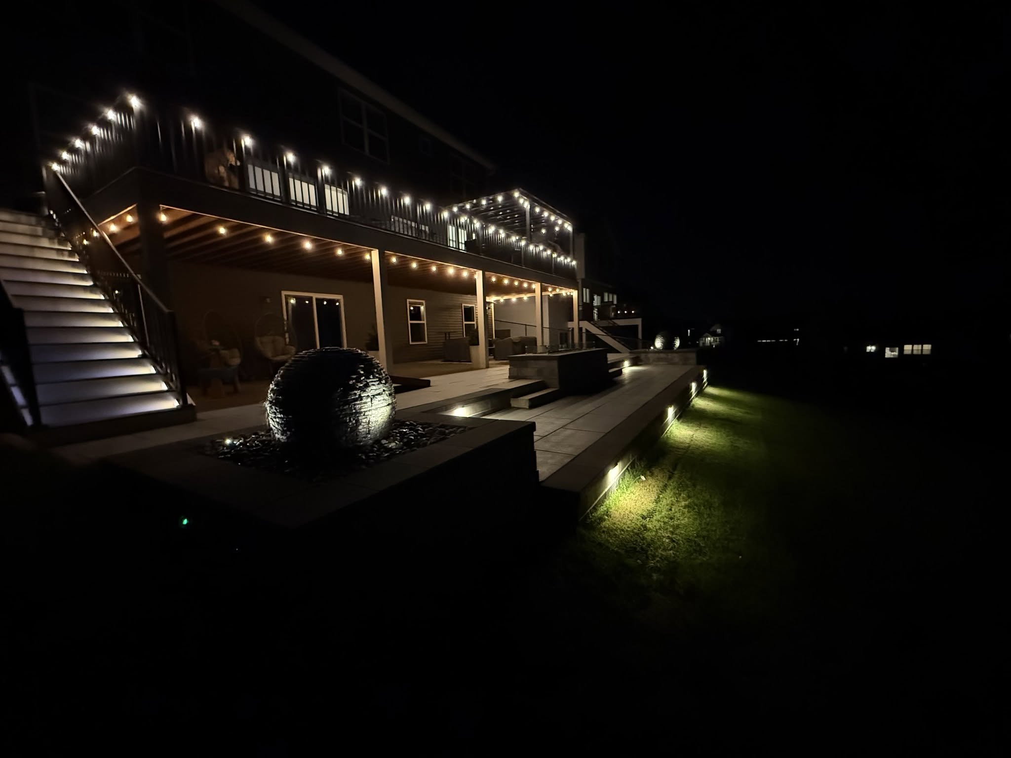 Outdoor Lighting Patio, Deck and Stairs